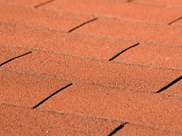 Weka Dachschindeln Rechteck rot Weka Dachschindeln Rechteck rot
