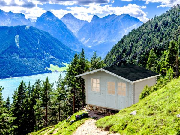 Palmako Blockbohlenhaus Emma 10,4 34 mm natur