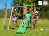 FUNGOO FUNNY3 mit Sandkasten und Schaukel / NADELHOLZ KDI