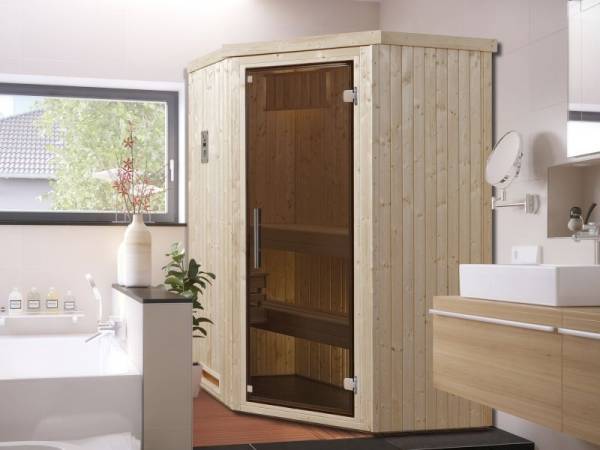 Weka Elementsauna Kiruna Gr. 1 inkl. 3,6 kW Kompakt-Saunaofen mit integrierter Steuerung Weka Elementsauna Kiruna Gr. 1 inkl. 3,6 kW Kompakt-Saunaofen mit integrierter Steuerung
