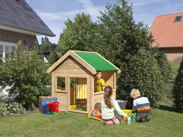Akubi Kinderspielhaus Jim naturbelassen Akubi Kinderspielhaus Jim naturbelassen
