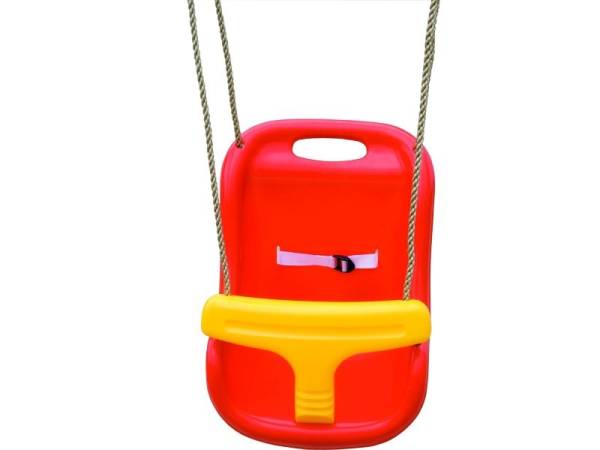 Akubi Babyschaukel rot / gelb Akubi Babyschaukel rot / gelb