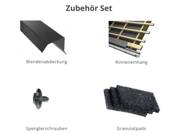 Zubehör Set für Karibu Gartenhaus Lahar 3,5