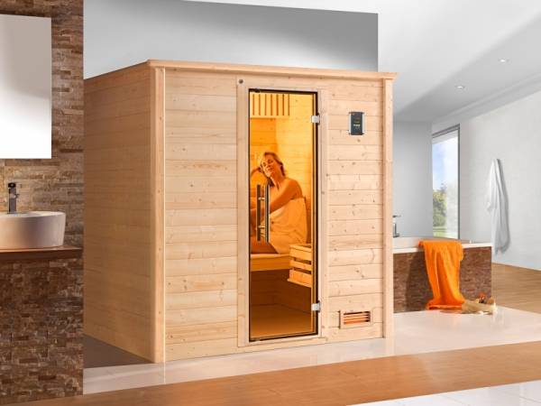 Weka Massivholzsauna Bergen 1,8 GT Weka Massivholzsauna Bergen 1,8 GT