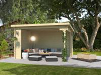 Lasita Unterstand / Lounge Buffalo 380 natur 28 mm