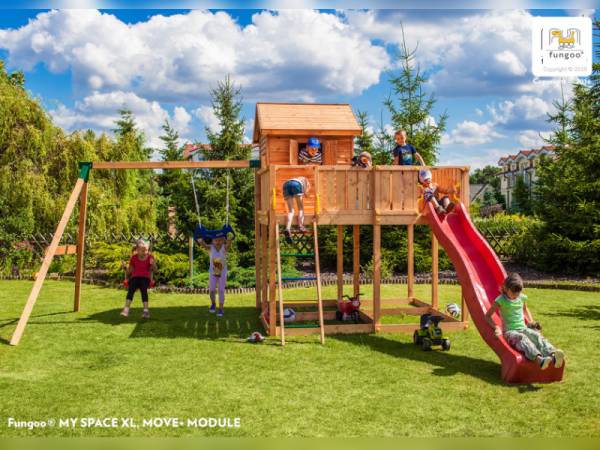 FUNGOO My SPACE XL Move+ / NADELHOLZ teak impr.