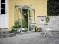 Halls Gewächshaus Altan 2 Alu Blankglas