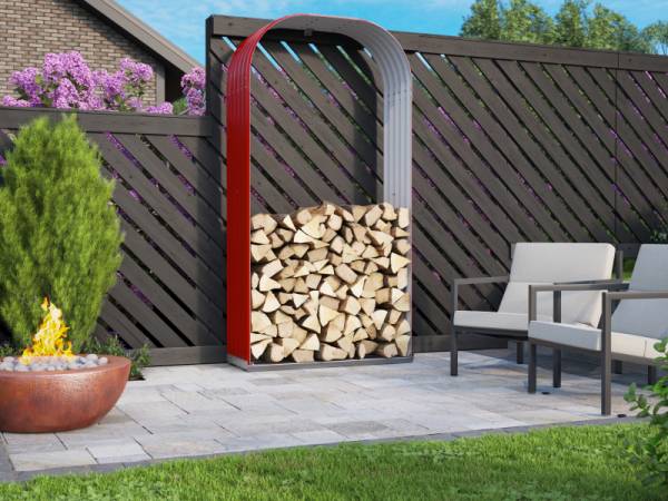 Vitavia Kaminholzregal Ardor 401, hoch, rubin