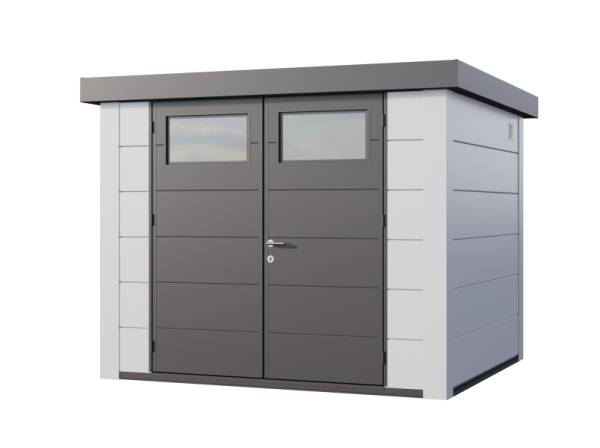 Telluria Metall-Gerätehaus Classico 2724 Komplett Weiß