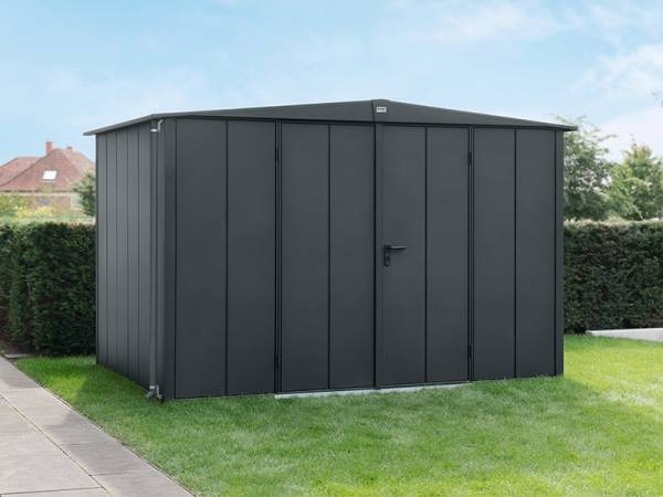 Ecostar Gerätehaus Elegant-S,Typ 3, Anthrazitgrau, 2 flg