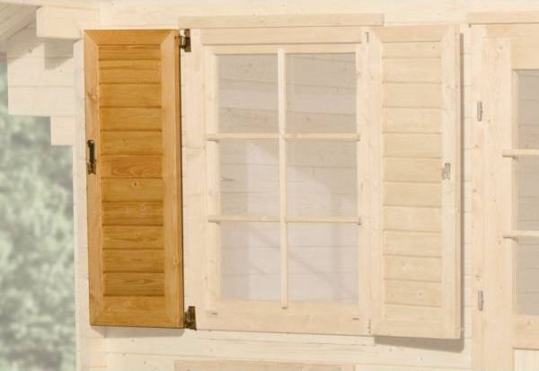 Weka Fensterladen 1-seitig für Fenster 84 x 113 cm