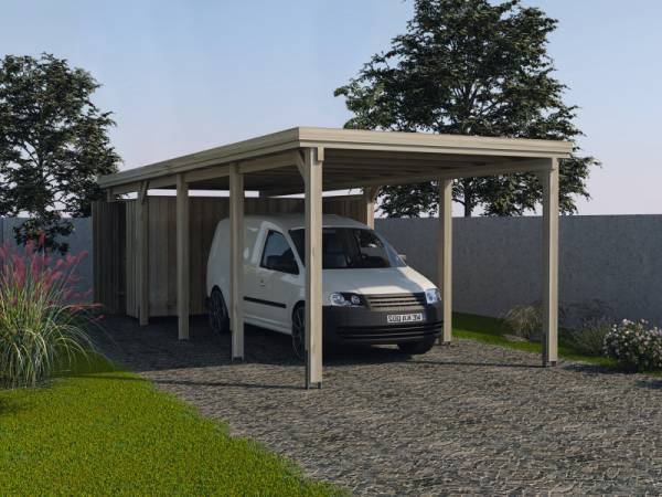Weka Carport 617 Größe 3 inkl. Stahldach Weka Carport 617 Größe 3 inkl. Stahldach