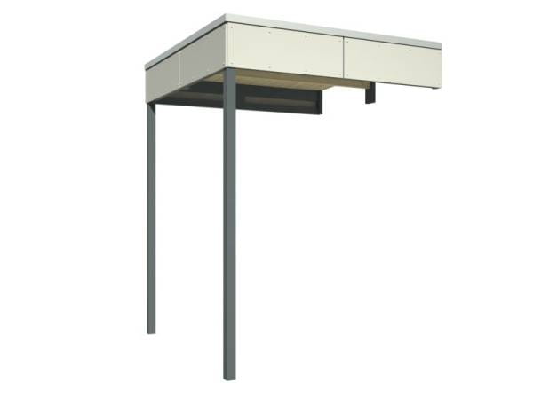 Seitlicher Anbau für Crosscube 2 telegrau