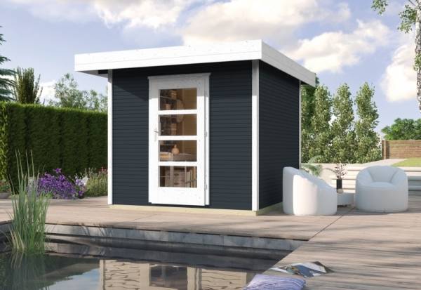 Weka Gartenhaus wekaLine 172 Größe 1 anthrazit Weka Gartenhaus wekaLine 172 Größe 1 anthrazit
