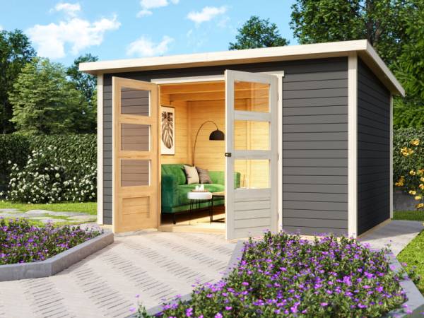 Osb smart choice Gartenhaus Stegen 5 in terragrau