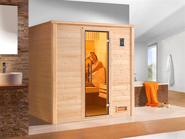 Weka Massivholzsauna Bergen 1,8 GT Weka Massivholzsauna Bergen 1,8 GT