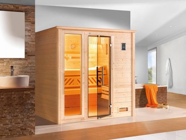 Weka Massivholzsauna Bergen 1,8 GTF Weka Massivholzsauna Bergen 1,8 GTF