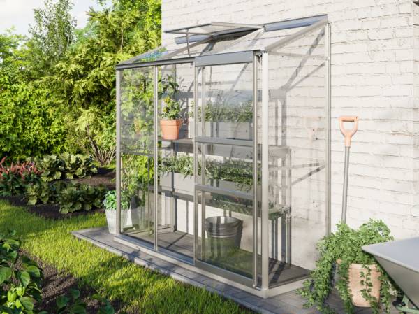 Vitavia Gewächshaus Ida 1300, 3mm ESG, Alu Vitavia Gewächshaus Ida 1300, 3mm ESG, Alu