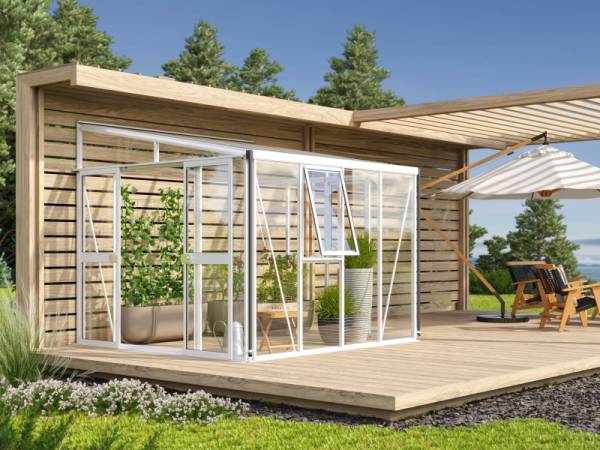 Vitavia Gewächshaus Athena 7000 ESG/HKP weiß
