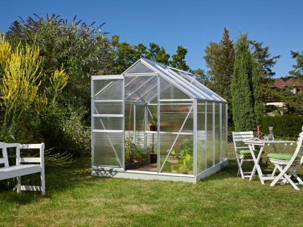 Vitavia Gewächshaus Comet 5000 HKP 4 mm Alu eloxiert