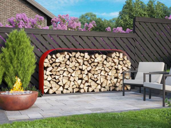 Vitavia Kaminholzregal Ardor 401, flach, rubin