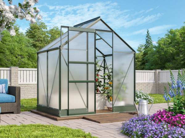 Vitavia Gewächshaus Apollo 2500 HKP 6 mm Smaragd Vitavia Gewächshaus Apollo 2500 HKP 6 mm Smaragd