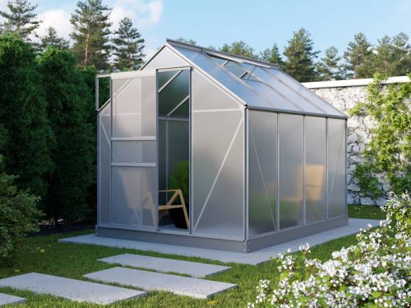 Vitavia Gewächshaus Planet 5000 HKP 6 mm Alu eloxiert