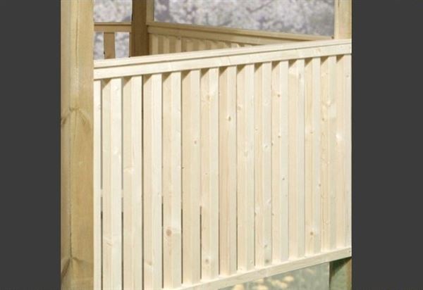 Weka Brüstungsgeländer- Set für Gartenoase 651 Gr. 1-3 Weka Brüstungsgeländer- Set für Gartenoase 651 Gr. 1-3