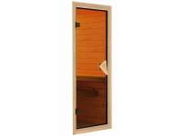Karibu Saunatür Classic bronziert für 68 mm Wandstärke