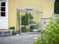 Halls Gewächshaus Altan 3 Alu Blankglas