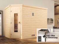 Weka Sauna Turku Gr. 3 inkl. 7,5 kW BioS /HT