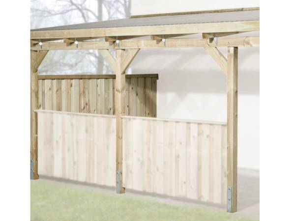 Weka Seitenwand hoch für Terrassenüberdachung 671