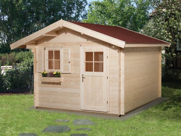 Weka Gartenhaus 107 Gr 3 Vordach 60 cm 28 mm Weka Gartenhaus 107 Gr 3 Vordach 60 cm 28 mm