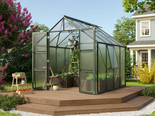 Vitavia Gewächshaus Olymp 6700 HKP 4 mm Smaragd
