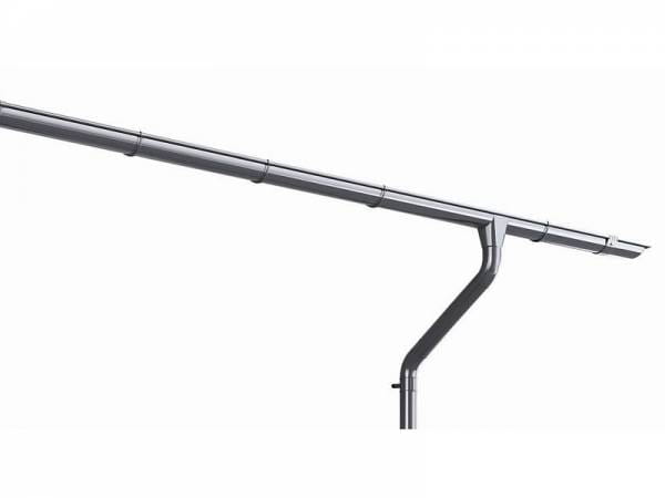Weka Dachrinnen Set verzinkt Gr. 3, 400 cm für Flach- und Pultdachhäuser Weka Dachrinnen Set verzinkt Gr. 3, 400 cm für Flach- und Pultdachhäuser