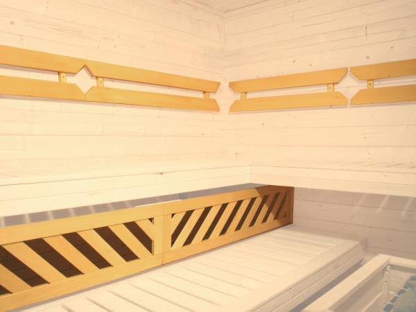Weka Design-Sauna KEMI PANORAMA 2 inkl. 7,5 kW OS-Ofenset