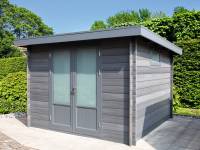 Wolff Finnhaus WPC-Haus Trend D grau