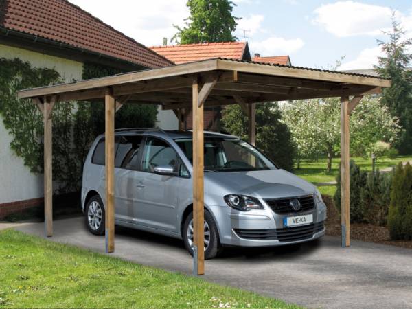 Weka Carport 606 Größe 1 kdi Weka Carport 606 Größe 1 kdi