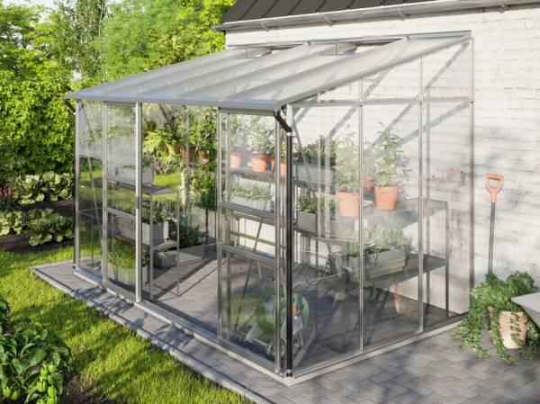 Vitavia Gewächshaus Ida 6500 ESG/HKP, Alu Vitavia Gewächshaus Ida 6500 ESG/HKP, Alu