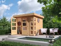 Karibu Gartenhaus Kerko 3 natur 19 mm