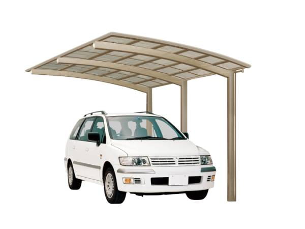 Ximax Aluminium Carport Portoforte Typ 110 Sonderbreite XS Edelstahl-Look
