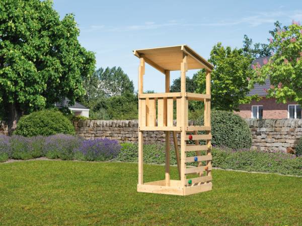 Karibu Spielturm Anna + Kletterwand