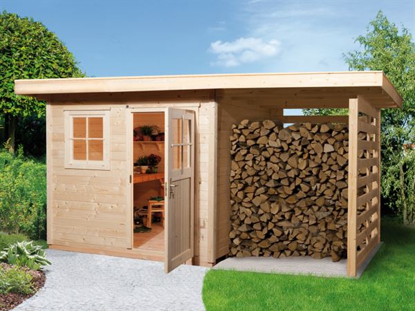 Weka Gartenhaus 170 Größe 1 mit Schleppdach Weka Gartenhaus 170 Größe 1 mit Schleppdach