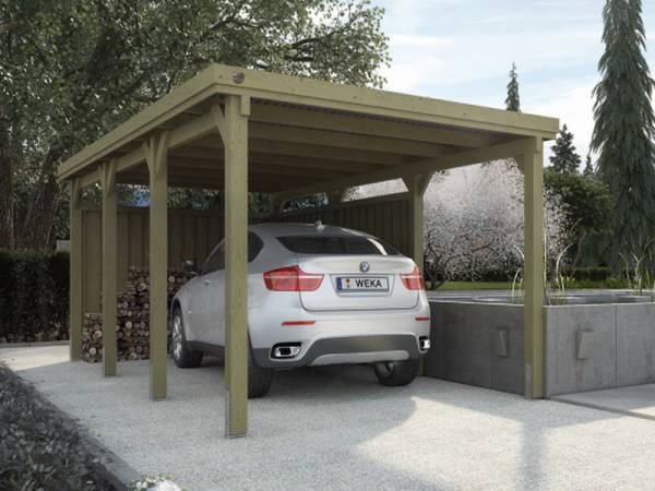 Weka Carport 617 Größe 2 kdi Weka Carport 617 Größe 2 kdi