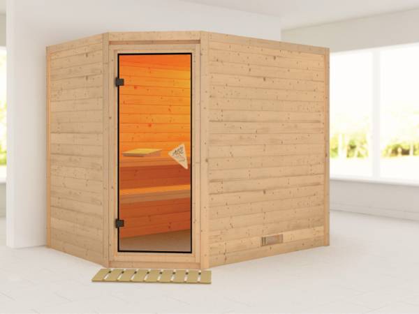 Tanami - Karibu Sauna ohne Ofen - ohne Dachkranz -