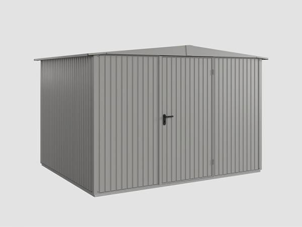 Ecostar Gerätehaus Trend-S,Typ 3, Grau Aluminum, 1 flg