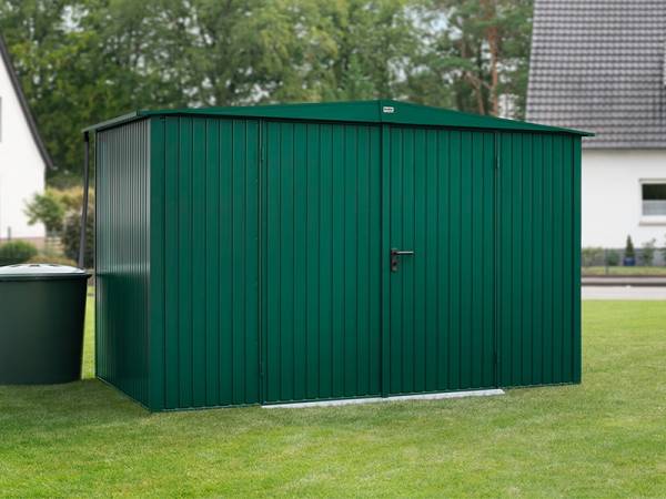Ecostar Gerätehaus Trend-S,Typ 3, Moosgrün, 2 flg