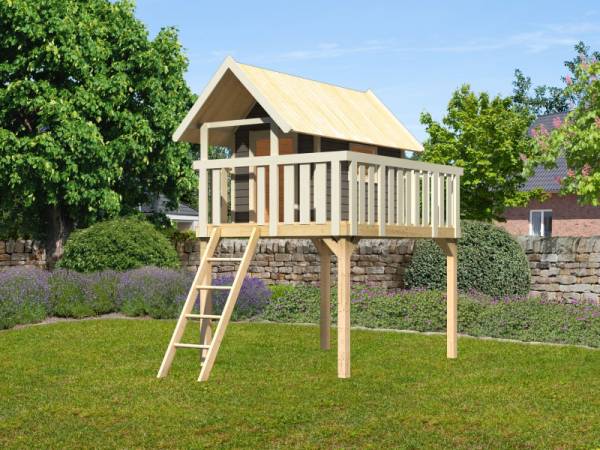 Karibu Stelzenhaus Fidel terragrau