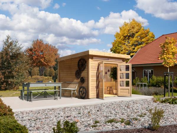 Karibu Gartenhaus Taro 2, natur
