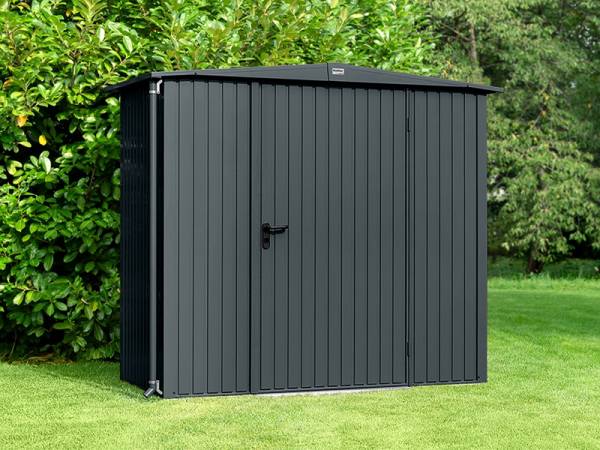 Ecostar Gerätehaus Trend-S,Typ 1, Anthrazitgrau, 1 flg